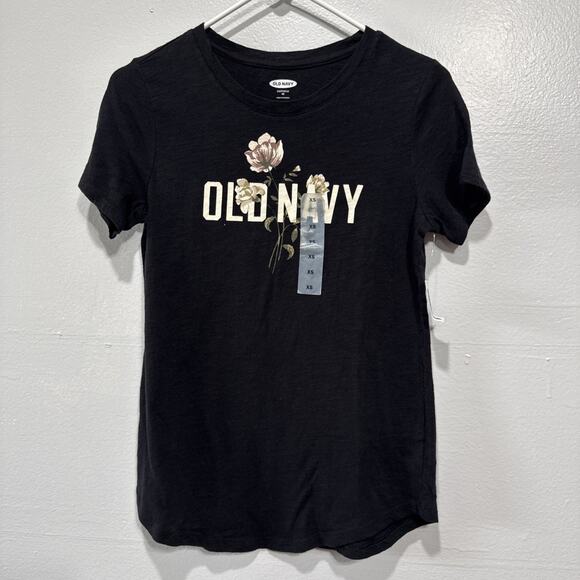 Lot of 3 Old Navy Roxy T-Shirt Womens XS Short Sleeve Graphic Tee Black Gray - Picture 2 of 10